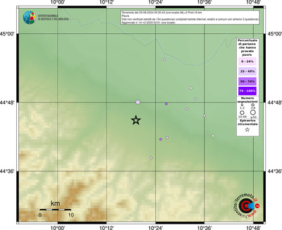 Mappa comuni con almeno 3 questionari
