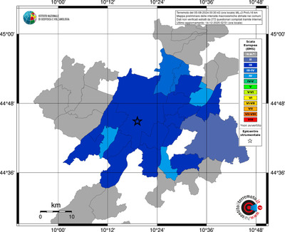 Mappa EMS - territori comuni