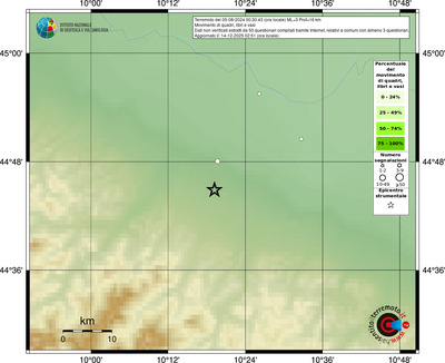 Mappa comuni con almeno 3 questionari