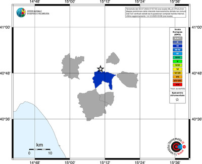 Mappa EMS - territori comuni