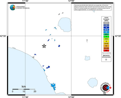 Mappa EMS - territori località