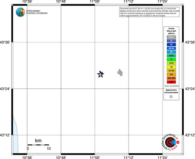 Mappa MCS - territori località