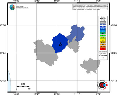 Mappa MCS - territori comuni