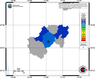 Mappa EMS - territori comuni