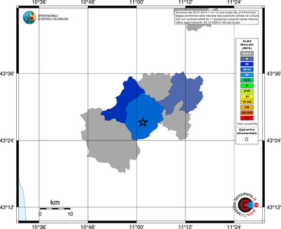 Mappa MCS - territori comuni