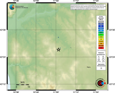 Mappa MCS - località