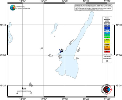 Mappa EMS - territori località