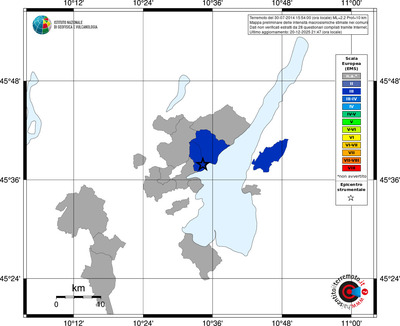 Mappa EMS - territori comuni