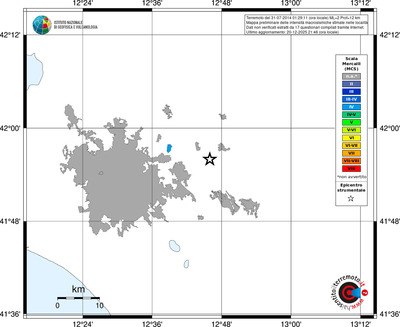 Mappa MCS - territori località