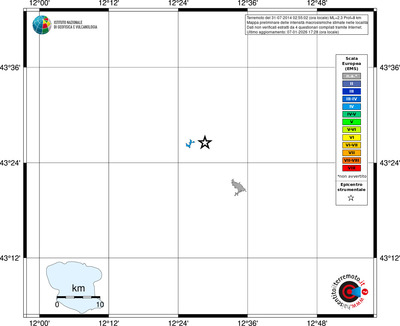 Mappa EMS - territori località