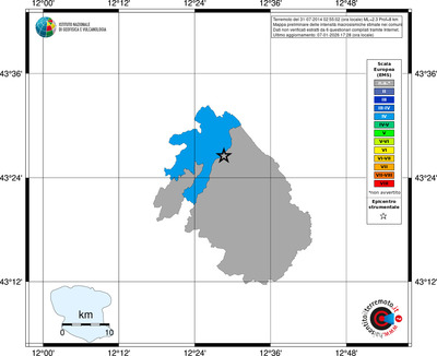 Mappa EMS - territori comuni
