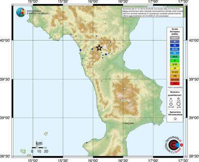 Mappa EMS - località