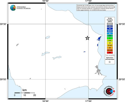 Mappa EMS - territori località
