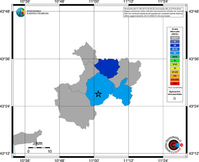 Mappa MCS - territori comuni