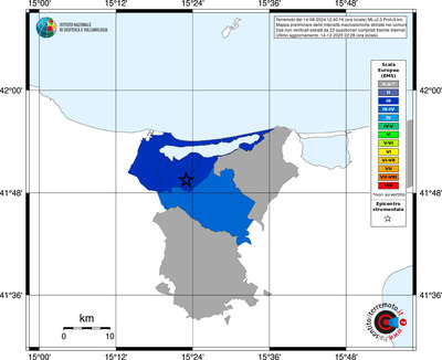 Mappa EMS - territori comuni