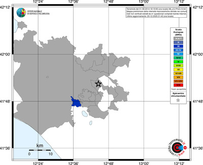 Mappa EMS - territori comuni
