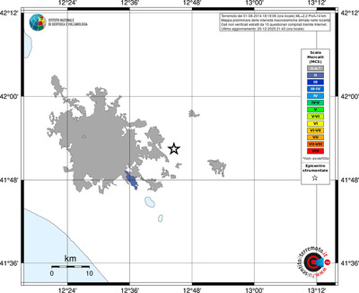 Mappa MCS - territori località