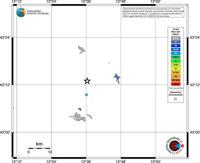 Mappa MCS - territori località
