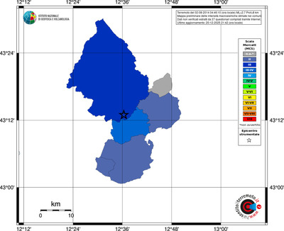 Mappa MCS - territori comuni