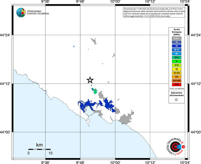 Mappa EMS - territori località