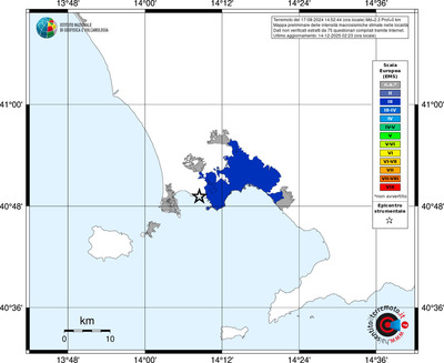Mappa EMS - territori località