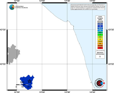 Mappa EMS - territori comuni