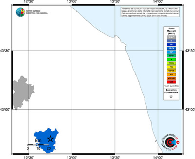 Mappa MCS - territori comuni