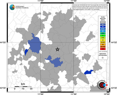 Mappa MCS - territori comunali