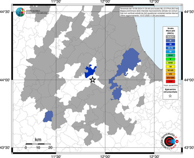 Mappa MCS - territori comunali