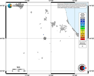 Mappa MCS - territori delle località