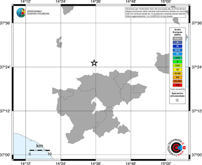 Mappa EMS - territori comuni