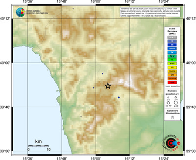 Mappa EMS - località