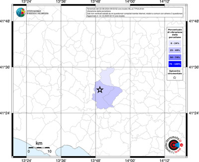 Mappa territorio comunale con almeno 3 questionari