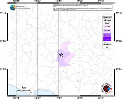 Mappa territorio comunale con almeno 3 questionari