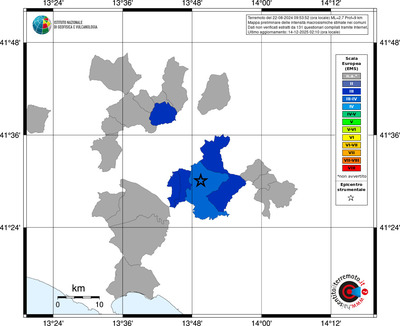 Mappa EMS - territori comuni