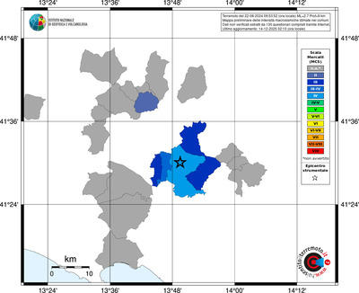 Mappa MCS - territori comuni