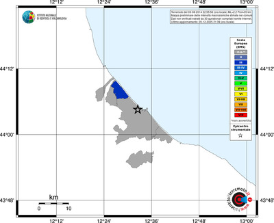 Mappa EMS - territori comuni