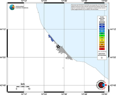 Mappa MCS - territori località