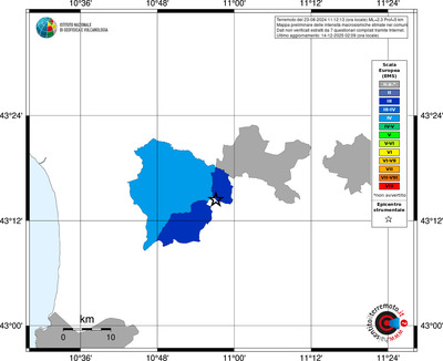 Mappa EMS - territori comuni