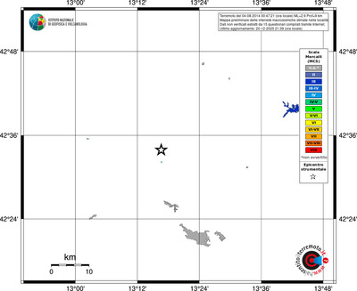 Mappa MCS - territori località