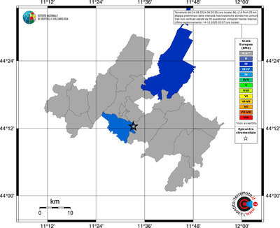 Mappa EMS - territori comuni