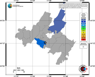 Mappa MCS - territori comuni
