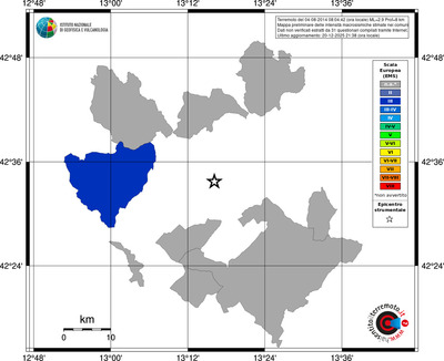 Mappa EMS - territori comuni