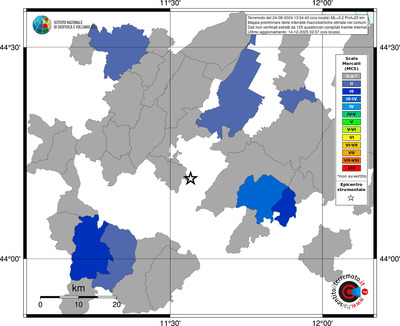 Mappa MCS - territori comuni
