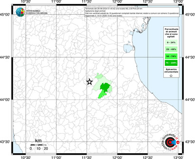Mappa territorio comunale con almeno 3 questionari