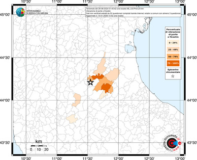 Mappa territorio comunale con almeno 3 questionari