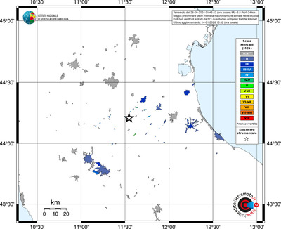 Mappa MCS - territori località