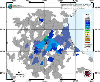 Mappa MCS - territori comuni