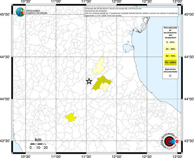 Mappa territorio comunale con almeno 3 questionari