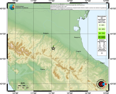 Mappa comuni con almeno 3 questionari